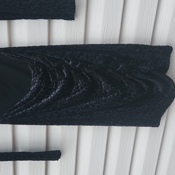 Naked Wardrobe Off the Shoulder Leopard Mini Dress - Picture 6 of 8